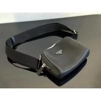 ราคา Prada Leather Shoulder Crossbody Bag กระเป๋าสะพายข้าง กระเป๋าผู้ชาย (56303118996)