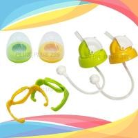 ราคา ที่จับขวดนมขวดรุ่นเก่า 8oz. / ฝาปิดขวดนม / ฝาเด้งพร้อมหลอดดูด สำหรับขวด PIGEON คอกว้าง (2686952669)