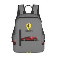 ราคา FERRARI Street Trend กระเป๋าเป้สะพายหลังผ้าใบขนาดใหญ่ความจุ Casuals กระเป๋าเป้สะพายหลังนักเรียนกระเป๋านักเรียนกระเป๋า Unisex (44653983681)