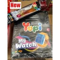 ราคา (พร้อมส่งขนมอร่อย ราคาถูก) ใหม่! yupi gummy my Watch ยูปี้ กัมมี่ เยลลี่ รูป นาฬิกา (13ก.x12) (28186525330)