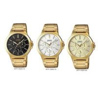 ราคา CASIO นาฬิกาข้อมือผู้ชาย สายสแตนเลส สีทอง รุ่น MTP-V300G,MTP-V300G-1A,MTP-V300G-7A,MTP-V300G-9A (277319739)