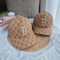 ราคา พร้อมส่ง [ใช้โค้ด30%ลด฿1,000] ของแท้‼️ MLB dia monogram cap หมวกสีน้ำตาล Logo B (27015850089)