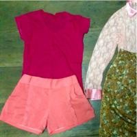 ราคา ชุดเซ็ทเสื้อ+กางเกงขาสั้น (25829579593)