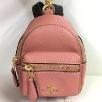 ราคา พร้อมส่งของแท้ Coach Leather Backpack Coin Purse Bag Charm Key-chain F31887 (2301248396)