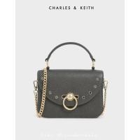ราคา พร้อมส่ง ของแท้จาก shop‼️ CHARLES & KEITH - Ring push lock embellished bag_ ck2-50680821 ชาร์ลแอนด์คีธกระเป๋าถือ/สะพาย (5961410042)