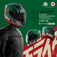 ราคา หมวกกันน็อคเต็มใบ XL H2C Masked Rider Incubus พร้อมส่ง สีเขียว (16334759607)