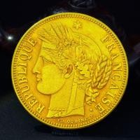 ราคา 1849 ฝรั่งเศส 5 ฟรังก์ เหรียญที่ระลึกโลหะต่างประเทศย้อนยุคเงินดอลลาร์คอลเลกชันขายส่ง 0090 (54804660472)