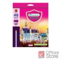 ราคา สีไม้ ดินสอสีไม้ แท่งยาว 48 สี รุ่นพรีเมี่ยมเกรด จำนวน 1 กล่อง ดินสอสี Master Art มาสเตอร์อาร์ต สี (20852785320)