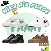 ราคา รองเท้าผ้าใบ NIke Air Force 1 Low White-green Black-white black wheaten sneakers (27457905105)