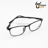 ราคา UniqueYou แว่นสายตาสั้น กรอบแว่นสายตา พร้อมเลนส์สายตา 6801black (6215504882)