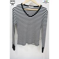 ราคา MCM แท้ เสื้อยืดคอวีแขนยาวลายสปอต (1781522653)