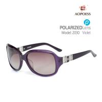 ราคา แว่นกันแดดผู้หญิง AOPOESS รุ่น 2030 ขนาดโอเวอร์ไซส์ เลนส์ตัดแสงสะท้อน (917858608)