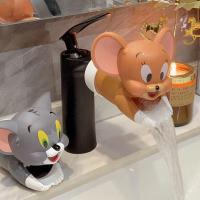 ราคา ส่งจากไทย ตุ๊กตาก๊อกน้ำ Tom and Jerry หัวต่อก๊อกน้ำ หัวต่อก๊อกน้ำ ที่ต่อก๊อกน้ำ ลายการ์ตูน ทอมแอนด์เจอร์รี่ (44072640238)