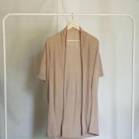 ราคา ✔มือสอง เสื้อคลุมแขนสั้น สาวอวบ ไซส์ใหญ่ อก44 (4433613341)