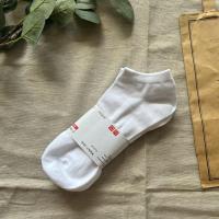 ราคา ถุงเท้า Uniqlo สีขาว ขนาด 25-27cm (28516108120)