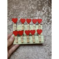 ราคา คลิปหนีบรูปไม้รูปหัวใจ (10ค+ลวด2ม.) MP99 (40863496701)