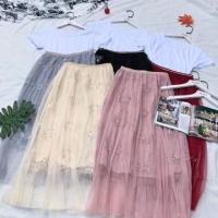 ราคา กระโปรงฟรุ้งฟริ้ง สีชมพู (4116563097)