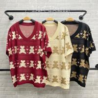 ราคา เสื้อไหมพรมคอวีแขนสั้น (21287270110)