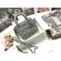 ราคา กระเป๋า Dior Dior mini lady Three-Grid Dior Bag Chain Bag Dior Matte Cowhide Matte Pink Purple Shoulder Bag Messenger Bag Female Bag Handbag Celebrity Same Style (49851207129)