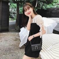 ราคา เดรสซิปหลัง เดรสซิปหลัง แขนผูกโบว เดรสสีดำ (28905699428)