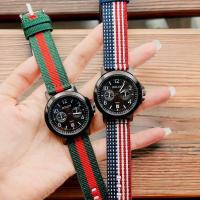 ราคา นาฬิกาข้อมือผู้หญิง สายผ้า หน้าปัดสามวง BOLUN (29106802550)