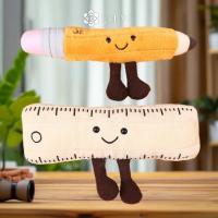 ราคา QrhYK น่ารักไม้บรรทัดและดินสอตุ๊กตาชุดสมจริงโรงเรียนซัพพลายตุ๊กตาของเล่นที่สมบูรณ์แบบสําหรับนักเรียนครูไอเดียของขวัญการศึกษาเด็กใ (41876500096)