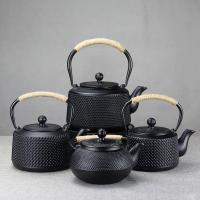 ราคา 800ml Japanese Cast Iron Teapot Iron Kettle Tetsubin Teapot Comes with Strainer Flower Tea Set Decoration Ornament (26060982355)