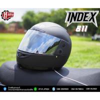 ราคา หมวกกันน็อก index811 เต็มใบ สีขาว/ดำเงา/ดำด้าน (20522757566)