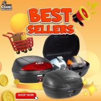 ราคา กล่องท้าย GIVI E450N ทับทิมแดง / GIVI E450N2 ทับทิมดำ ขนาด 45 ลิตร เก็บหมวกกันน๊อค 2 ใบ Motorcycle (42652320430)