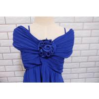 ราคา ชุดราตรีไปงานปาดไหล่สีน้ำเงินมือสองสภาพดี (13898328122)