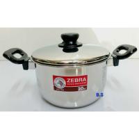 ราคา ZEBRA หม้อหุงต้ม รุ่น Tiger ตราหัวม้าลาย 20ซม. (ของแท้) (29015641176)