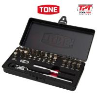 ราคา TONE ชุดด้ามขันก๊อกแก๊ก คอพับได้ Flex Head Bit Ratchet Set (BRFS27) (29624770533)