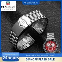 ราคา สายข้อมือสแตนเลสแท้สำหรับ TAG Heuer สำหรับ Carrera / Aquaracer / Formula 1 / Monaco - สายนาฬิกาทดแทนพร้อมตัวล็อคพับ (เข้ากันได้กับหลังการขาย) ขนาด 20mm 22mm (27537326789)