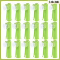 ราคา 50pcs Cat Finger Tooth Brush - Green Pet Silicone Toothbrush For Small & Large Dog Cat - Soft Bristle Puppy Tooth Brushing Oral Care For Home kelandi (56253981889)