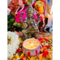 ราคา พระแม่ลักษมี งานทองเหลือง นำเข้าจากอินเดีย✅ (26155249970)