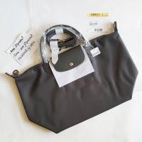 ราคา (แท้ 100%) LONGCHAMP NEO Size M สี GRIS พร้อมสายสะพาย (749627325)