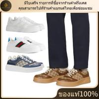 ราคา ใหม่ มีใบเสร็จ อุปกรณ์เสริมที่สมบูรณ์ Gucci รองเท้าผ้าใบ MEN'S GG SNEAKER ของแท้ 100 (44172482345)
