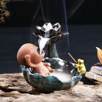 ราคา สินค้าใหม่พร้อมสต็อกหลอมเหลวกระถางธูปเซรามิกพิสเด็กสร้างสรรค์โลตัสพิธีชงชาเครื่องประดับในร่มครัวเรือนไม้จันทน์20251128 (49902278532)