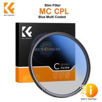 ราคา K&F FILTER SLIM MC CPL CIRCULAR POLARIZER BLUE COATING JAPAN OPTICS 49mm, 55mm, 62mm, 67mm, 72mm, 77mm, 82mm (22214288329)