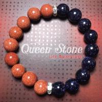 ราคา ทรายเงิน & ทรายทอง 8/10 มิล กำไลหิน กำไลข้อมือ (1257624909)