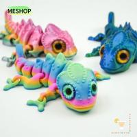 ราคา MESHOPTH โมเดลกิ้งก่าพิมพ์ลาย, แอ็คชั่นกิ้งก่า PLA แบบหลายข้อต่อ, ของตกแต่งเดสก์ท็อปตุ๊กตากิ้งก่าละเอียดหลากสีที่เคลื่อนย้ายได้คุณภาพสูง (29993929165)