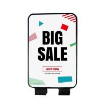 ราคา ป้ายไฟ 60x120 / 80x120 หน้าเรียบ2หน้าขอบดำ ป้ายอะคริลิค (24770965701)