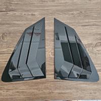 ราคา ครอบช่องกระจกหลัง ครอบกระจกเสา C โตโยต้ายาริสครอส Yaris Cross ลายคาร์บอน (28529748581)