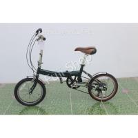 ราคา จักรยานพับได้ญี่ปุ่น - ล้อ 16 นิ้ว - มีเกียร์ - Rover - สีเขียว [จักรยานมือสอง] (22812212462)