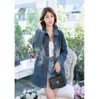 ราคา เดรสยีนส์ เสื้อยีนส์แขนยาว (3757203145)