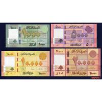 ราคา ธนบัตรจัดชุด เลบานอน LEBANON 4 ใบ 1000-20000 ปอนด์ รุ่นปี 2016 P-SET สภาพใหม่เอี่ยม 100% UNC ไม่ผ่านการใช้ สำหรับสะสม (22385218035)