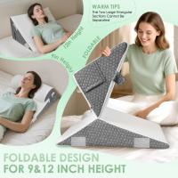 ราคา เตียงลิ่มหมอน หมอนกันกรดไหลย้อน ปรับองศาเอนนอนได้ วัสดุไฮเปอร์เมมโมรี่โฟม หมอนปรับมุมได้ (56302631242)