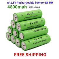ราคา NEW AA battery 4800 mAh Rechargeable battery NI-MH 1.5 V AA battery for Clocks, mice, computers, toys etc. (21383873083)