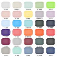 ราคา 20 สีตัวเลือก AirPods บางเฉียบ gen2 ฝาครอบป้องกัน AirPodsPro ชาร์จถังป้องกันรอยขีดข่วนหูฟังซิลิโคนป้องกันลดลงเปลือก b4bu0g compatible for เคสไอโฟน (3973219981)