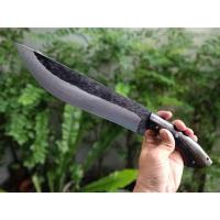 ราคา มีดแคมป์ มีดมาเชเต้ Machete สปาต้า มีดเดินป่า มีดแคมป์ มีดอีเหน็บ มีดทำสวน ใบ 11” ตีร้อนชุบแข็ง ผิวไฟ ด้ามประกบไม้พะยูง (23943115927)